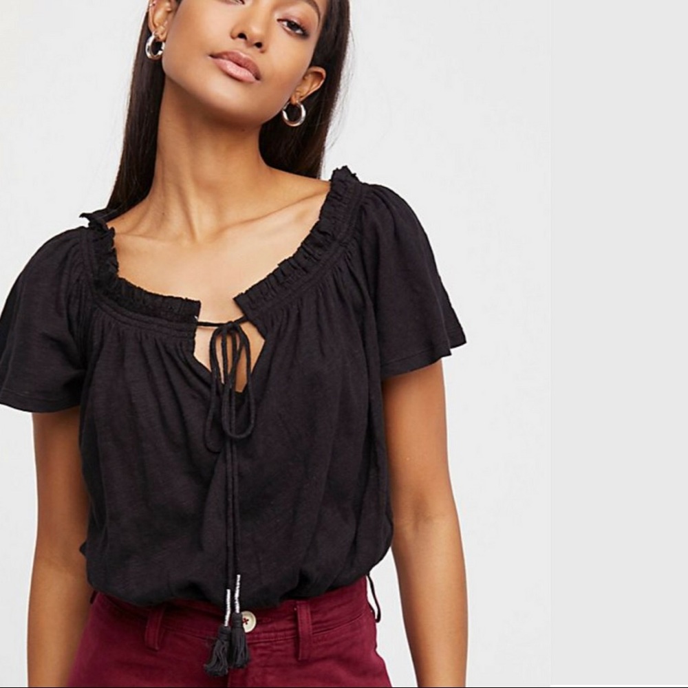 FREE PEOPLE We the Free Hummingbird Tee NWT - Picture 1 of 7